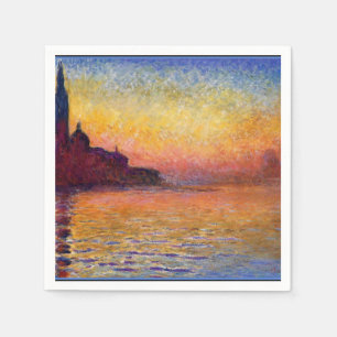 Servilleta De Papel Monet - San Giorgio Maggiore en Dusk