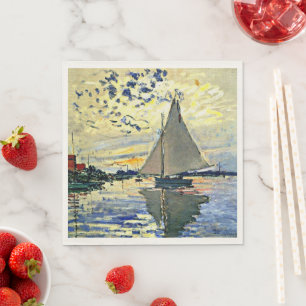 Servilleta De Papel Monet - Velero en Le Petit Gennevilliers,