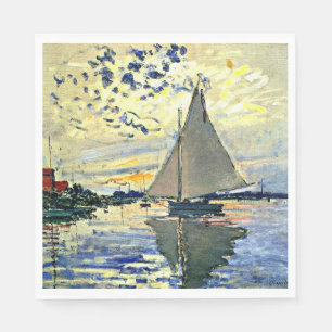 Servilleta De Papel Monet - Velero en Le Petit Gennevilliers,