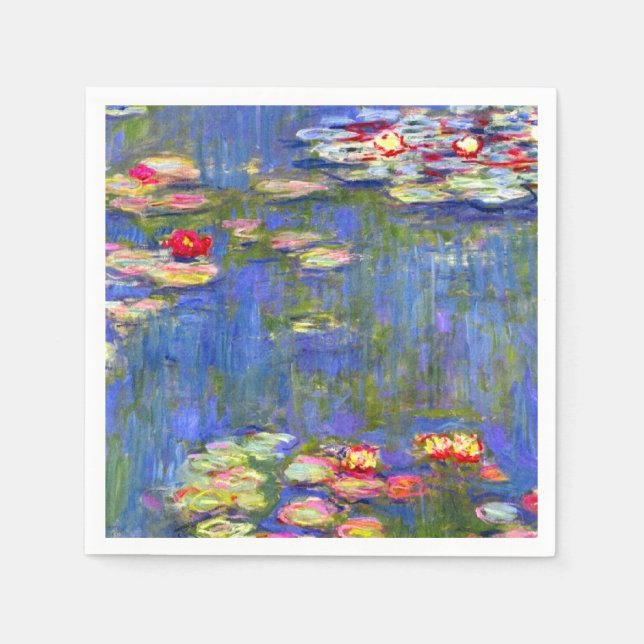 Servilleta De Papel Monet Water Lilies (Anverso)