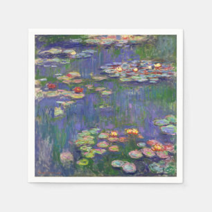 Servilleta De Papel Monet Water Lilies Masterpiece Pintura