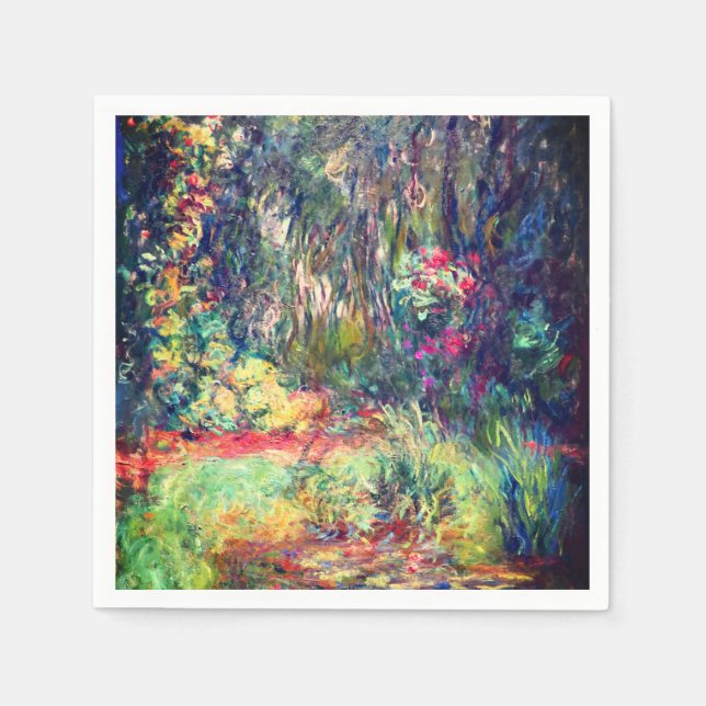 Servilleta De Papel Monet Water Lily Pond (Anverso)