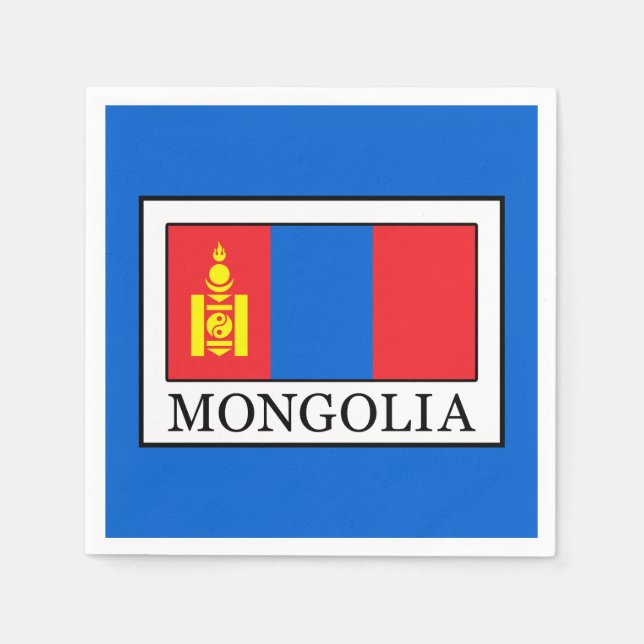 Servilleta De Papel Mongolia (Anverso)