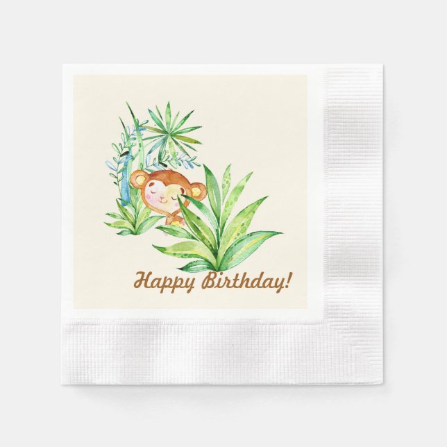 Servilleta De Papel Monkey Kid (Anverso)