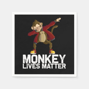 Servilleta De Papel Mono Dabbing divertido