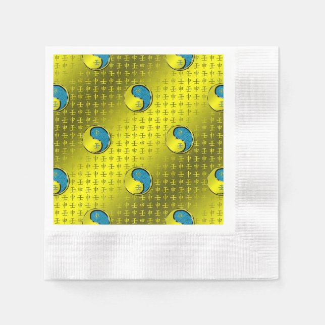 Servilleta De Papel Mono de Agua (Anverso)