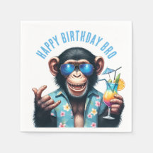 Mono de Verano Feliz Cumple Hermano Vibraciones de