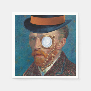 Servilleta De Papel Monocle Van Gogh En Las Toallas De Papel De Sombre