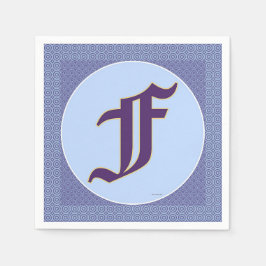 SERVILLETA DE PAPEL MONOGRAM F