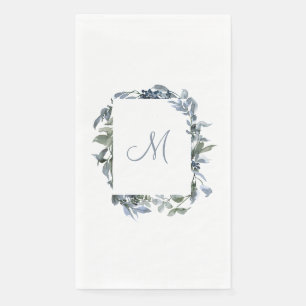Servilleta De Papel Monograma botánico