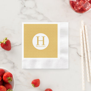 Servilleta De Papel Monograma Napkin personalizado
