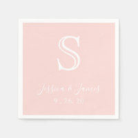 Monograma Rosa Dorado Afeminado Rosa Claro