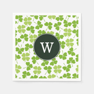 Servilleta De Papel Monograma St. Patrick's Day Fiestas Napkins