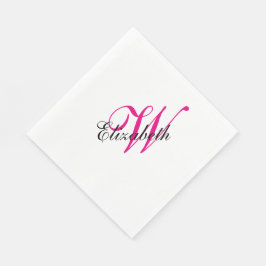 Servilleta De Papel Monogramado