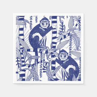 Servilleta De Papel Monos en la selva