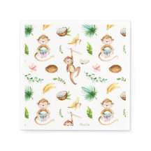 Monos silvestres de color de agua