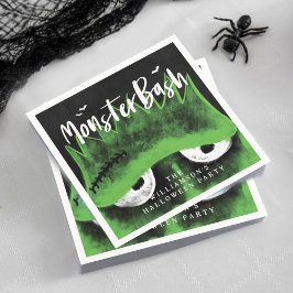 Servilleta De Papel Monster Bash Spooky Frankenstein Halloween Party