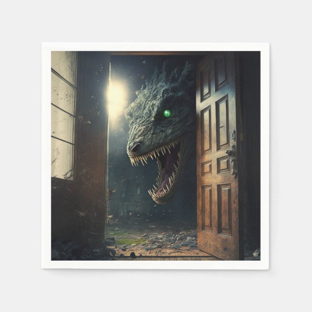 Servilleta De Papel Monster lurk (Anverso)