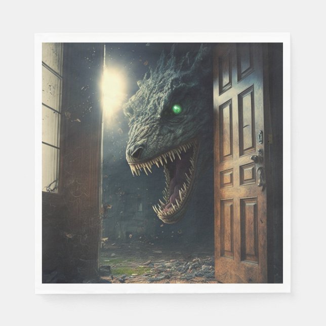 Servilleta De Papel Monster lurk (Anverso)