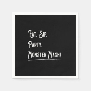 Servilleta De Papel Monster Mash Halloween Papel Napkin