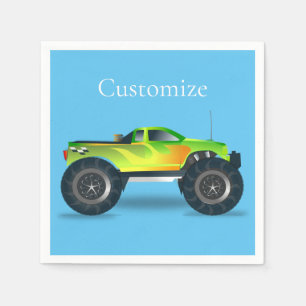Servilleta De Papel Monster Truck Thunder_Cove