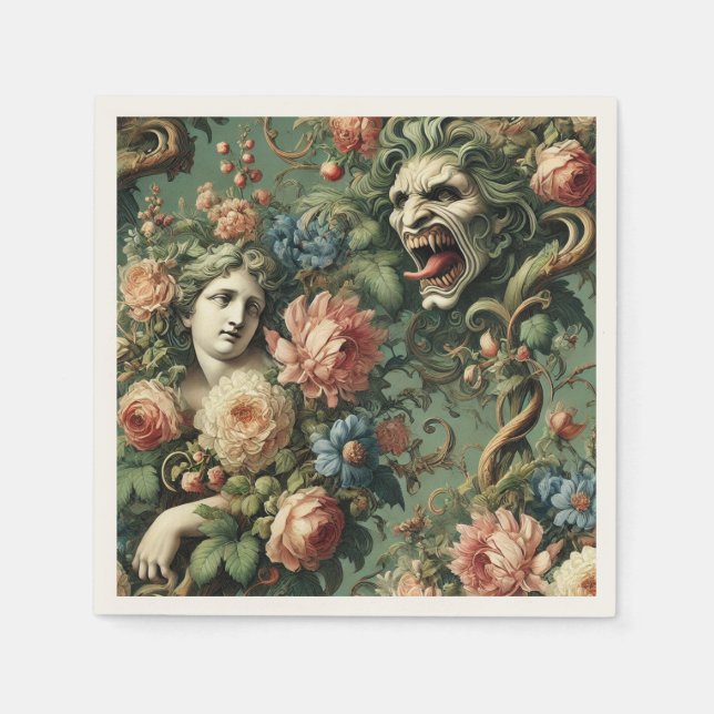 Servilleta De Papel Monstres au Paradis - Victoria gótica (Anverso)