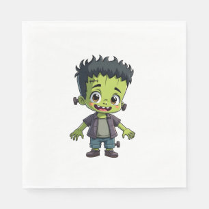 Servilleta De Papel Monstruo de Frankenstein - Personalizado de Hallow