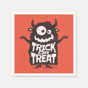 Servilleta De Papel Monstruo de Halloween