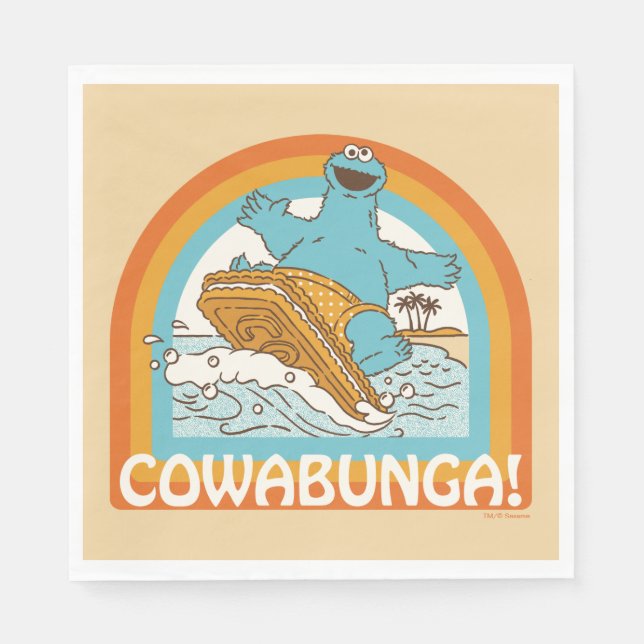 Servilleta De Papel ¡Monstruo de la Coca-Cola Cowabunga! (Anverso)