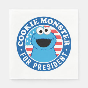 Servilleta De Papel Monstruo de la cookie para presidente