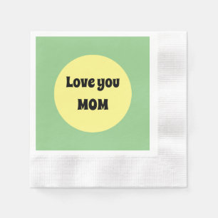 Servilleta De Papel Monstruo de papel de punto grande amarillo