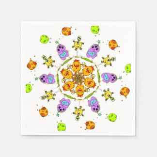 Servilleta De Papel monstruos lindos