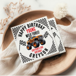 Servilleta De Papel Monstruos modernos para niños fiesta de cumpleaños