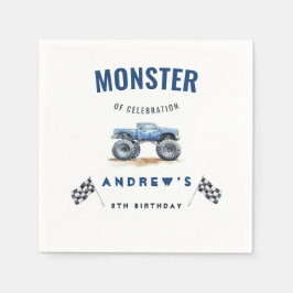 Servilleta De Papel Monstruos modernos para niños fiesta de cumpleaños