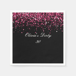 Servilleta De Papel montaña rusa fiesta de treinta años