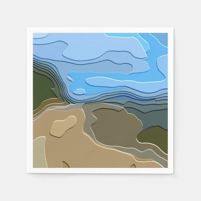 SERVILLETA DE PAPEL MONTAÑAS (Anverso)