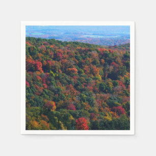 Servilleta De Papel Montañas Apalaches en otoño