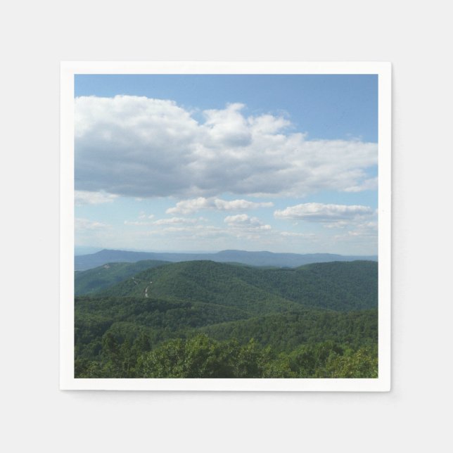 Servilleta De Papel Montañas Apalaches I Shenandoah (Anverso)