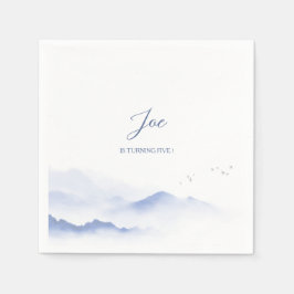 Servilleta De Papel Montañas azules de género neutro