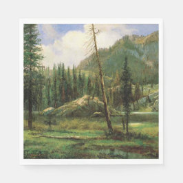 Servilleta De Papel Montañas de Sierra Nevada (bosques americanos)