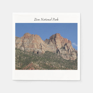 Servilleta De Papel Montañas en el Parque Nacional de Zion