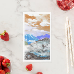 Servilleta De Papel Montañas (fotomontaje) 2