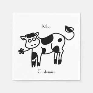 Servilleta De Papel Moo Cow Thunder_Cove