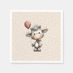 Servilleta De Papel Moo Magic: ¡Edición Cumpleaños Uno!