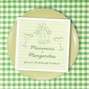 Servilleta De Papel Moo Moos & Margaritas Letra a Mano Despedida de So