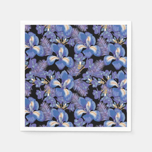 Servilleta De Papel moody iris (Anverso)