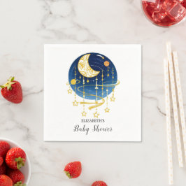 Servilleta De Papel Moon Calling Stars Baby Shower