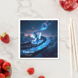 Servilleta De Papel Moonlight Rehearsal – Dancing in the moonlight. 