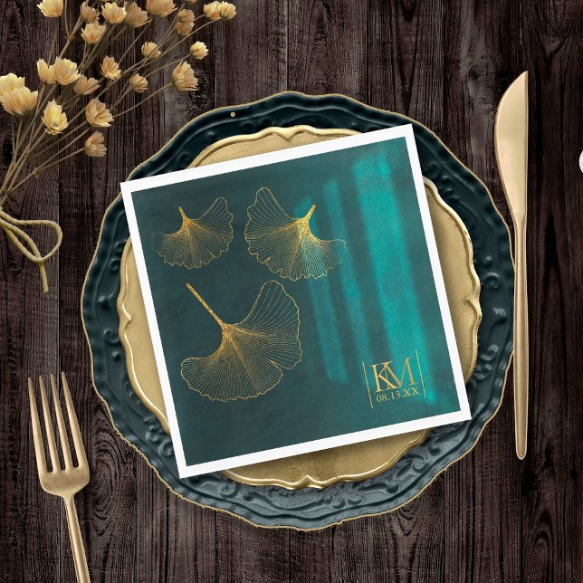Servilleta De Papel Moonlight Romance Boda Emerald Green ID881 (Subido por el creador)
