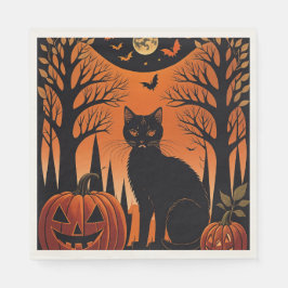 Servilleta De Papel Moonlit Meow